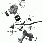 Outlander Max 800 STD 4 X 4 Intake manifold and throttle body outlander 800efi