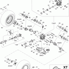 Outlander 650 XT 4 X 4 08- drive system, rear xt