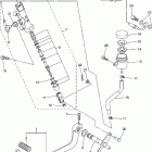 FZ6  FZS6XL/FZS6XB/FZS6XLC/FZS6XBC Задний тормозной цилиндр