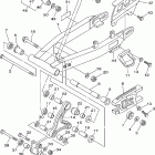 TTR125LEX/TTR125EX Rear arm suspension ex 1b2s