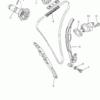 WR250FX Цепь механизма газораспределения