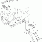WR250FX Подножки