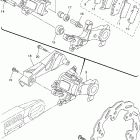 WR25RXLC/WR25RXL Задний тормозной суппорт