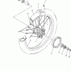 WR25RXLC/WR25RXL Переднее колесо