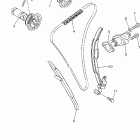 WR450FX Цепь механизма газораспределения