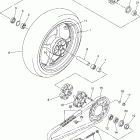 R6 -YZFR6XBC/YZFR6XS/YZFR6XLC/YZFR6XSC/YZFR6XL/YZFR6XB Заднее колесо