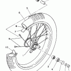 YZ85W1 Переднее колесо
