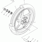 R1-YZFR1WC/YZFR1W Переднее колесо