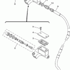 TTR125LW Главный тормозной цилиндр,передний