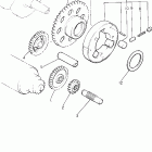 V-MAX 1200 VMX12W1C/VMX12W1 Муфта стартера