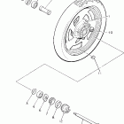 V-MAX 1200 VMX12W1C/VMX12W1 Переднее колесо