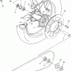 WR250FW Заднее колесо