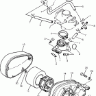 VIRAGO 250 CA-XV250W1C/XV250W1 Впускная система