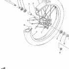 YZ250FW Переднее колесо