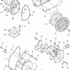 FJR1300 FJR13ACV/FJR13AV Крышка картера двигателя