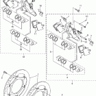 FJR1300 FJR13ACV/FJR13AV Передний тормозной суппорт