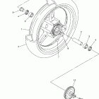 FJR1300 FJR13ACV/FJR13AV Переднее колесо
