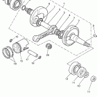 PW80V Коленчатый вал и Поршень