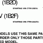 TTR125LEV/TTR125EV Модель