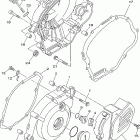 TTR125LV Крышка картера двигателя