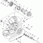 TW200V/TW200VC Заднее колесо