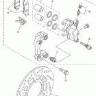 TW200V/TW200VC Передний тормозной суппорт