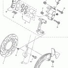 XT225VC/XT225V Передний тормозной суппорт