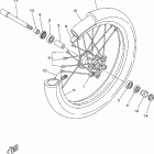 YZ125V Переднее колесо