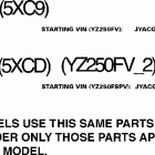 YZ250FV_2/YZ250FV Модель
