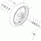 R6-YZF-R6VC/YZF-R6V Переднее колесо