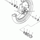 YZF600RVC/YZF600RV Переднее колесо