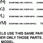 YZF R1-YZFR1VC_3/YZFR1V_2/YZFR1VC/YZFR1V Модель