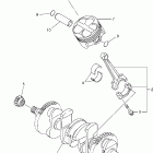 YZF R1-YZFR1VC_3/YZFR1V_2/YZFR1VC/YZFR1V Коленчатый вал и Поршень