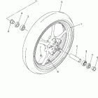 FZ6-STC/FZ6-ST Переднее колесо