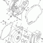 TTR125LT Крышка картера двигателя