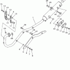TTR125LT Выхлопная система