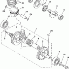 TTR250TC/TTR250T Коленчатый вал и Поршень