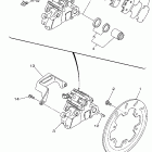 TTR250TC/TTR250T Задний тормозной суппорт