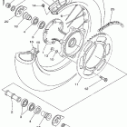 TTR250TC/TTR250T Заднее колесо