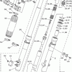 TTR250TC/TTR250T Передняя вилка