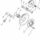 TTR250TC/TTR250T Муфта стартера