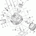TW200T1C/TW200T1 ГОЛОВКА ЦИЛИНДРА