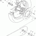 WR250FT Заднее колесо