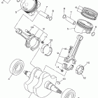 V-STAR CLASSIC-XVS1100AWT/XVS1100AWT Коленчатый вал и Поршень