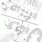 YZ125T1 Задний тормозной суппорт