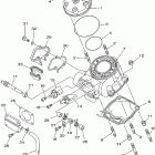 YZ125T1 ГОЛОВКА ЦИЛИНДРА