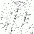 YZ125T1 Передняя вилка