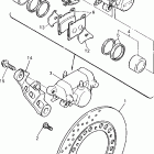 YZF600RTC/YZF600RT Задний тормозной суппорт