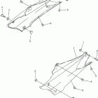 FJR1300ASC/FJR1300AS БОКОВАЯ КРЫШКА