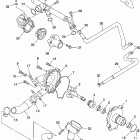 FJR1300ASC/FJR1300AS ВОДЯНОЙ НАСОС